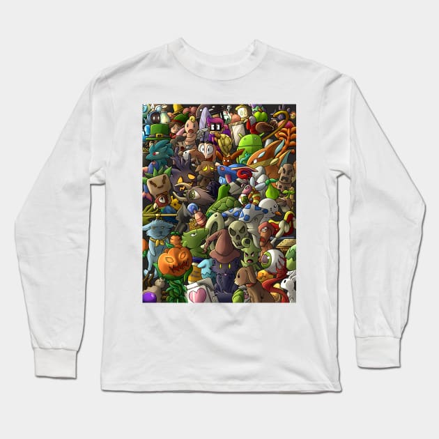 ALL TERRARIA PETS- Digital Long Sleeve T-Shirt by Bettypico